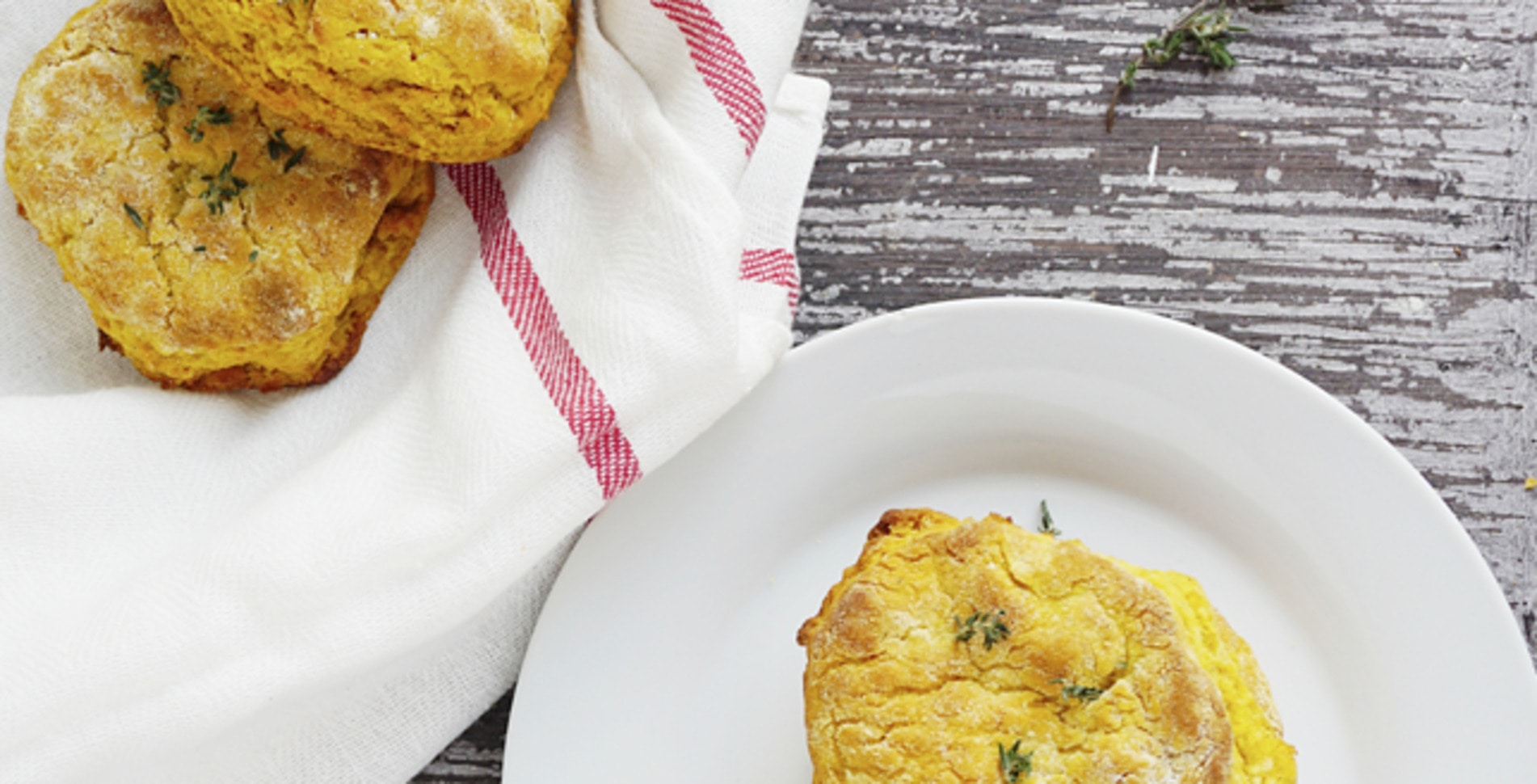 Vegan Sweet Potato Herbed Biscuits