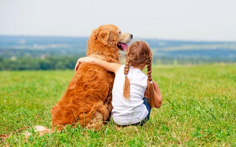 VegNews.ChildandDog