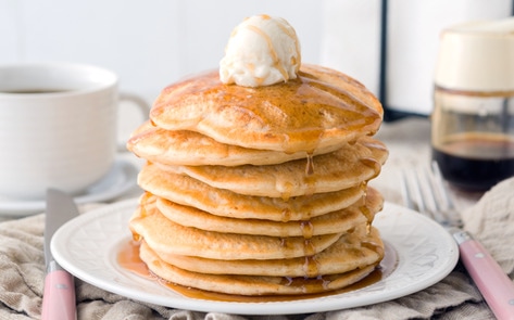 3-Step Vegan Diner-Style Pancakes