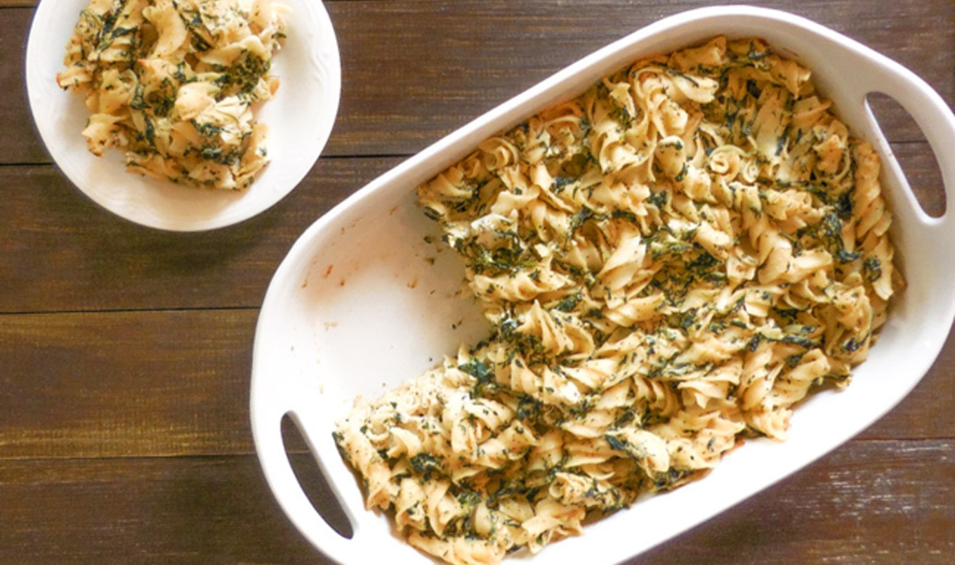 Vegan Spinach Noodle Kugel