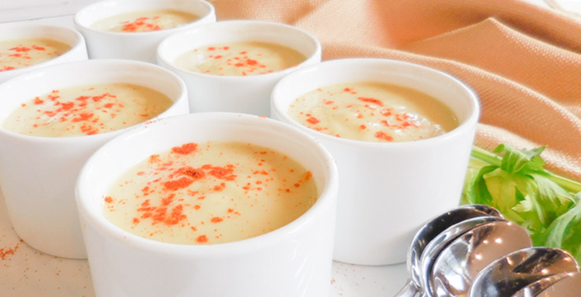 Buttery Vegan Celery and Potato Soup