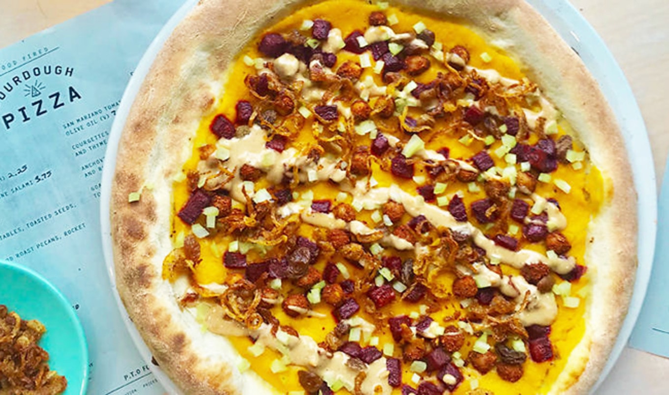 Chain Launches Vegan Sourdough Peanut Butter Pizza