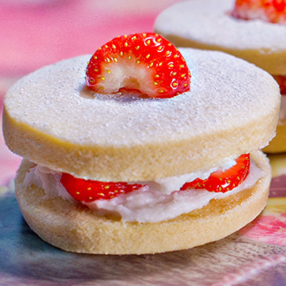Strawberry Shortcake With Coconut Whipped Creme