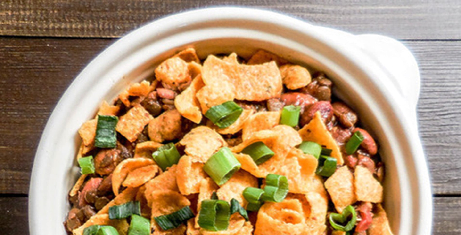 Vegan Chili and Corn Chip Pie