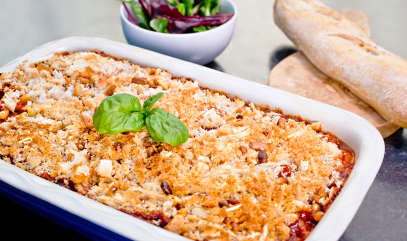 Vegan Parmigiana di Melanzane (Eggplant Parmigiana)