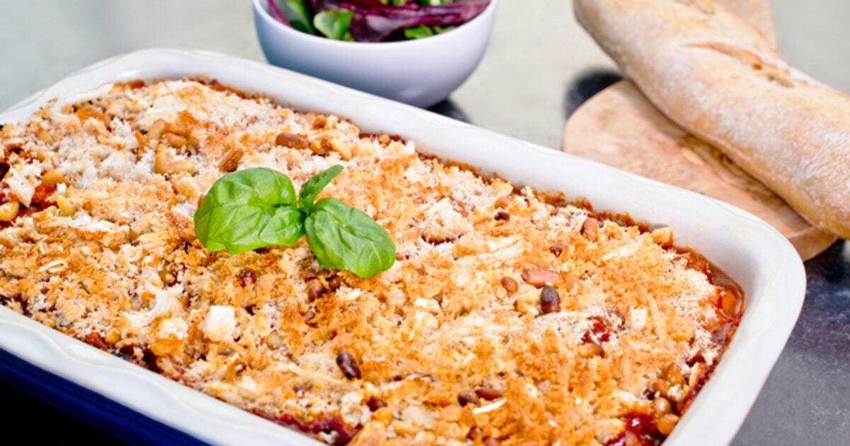 Vegan Parmigiana di Melanzane (Eggplant Parmigiana) | VegNews
