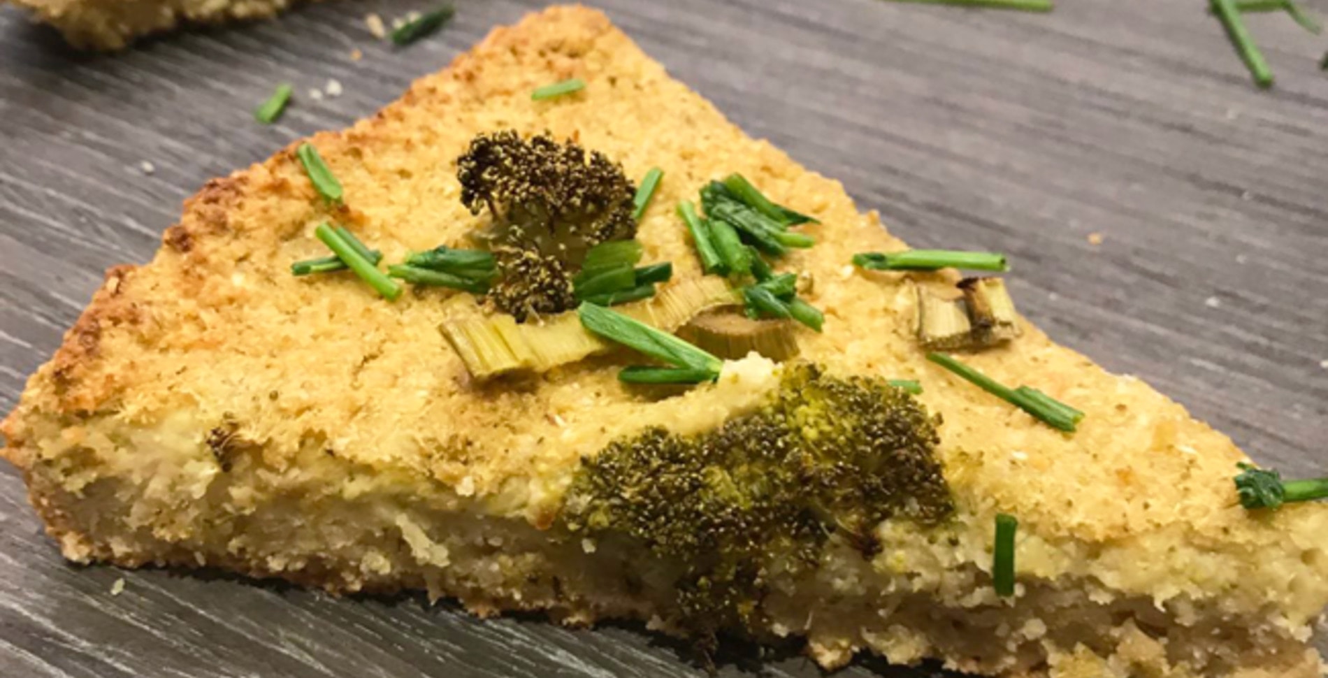 Plant-Based Broccoli Leek Quiche