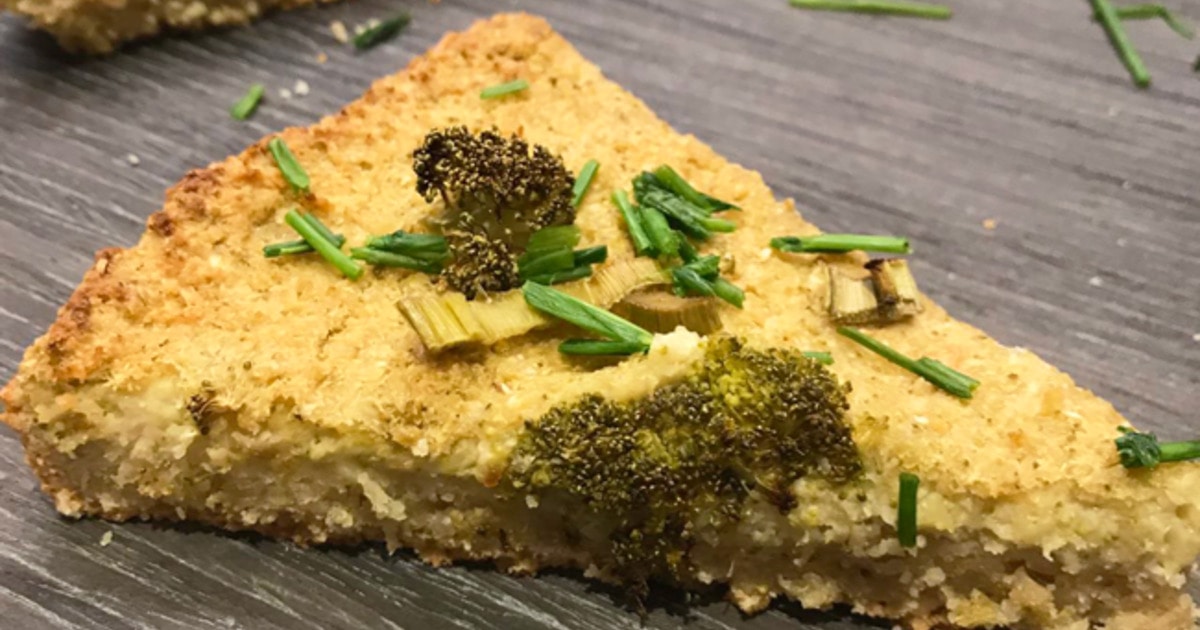 Plant-Based Broccoli Leek Quiche | VegNews