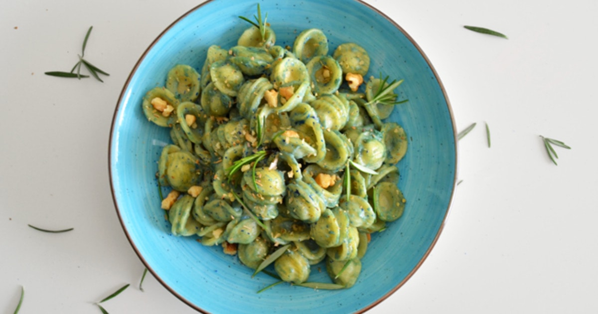 Vegan Herbed Mermaid Orecchiette | VegNews