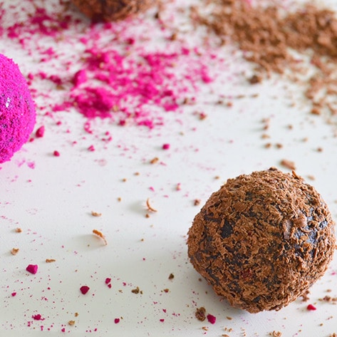 Raw Vegan Swedish Truffles