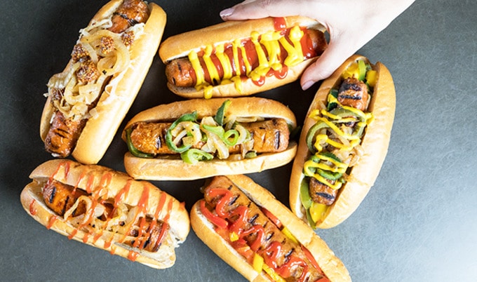 Beyond Sausage Debuts at Veggie Grill | VegNews