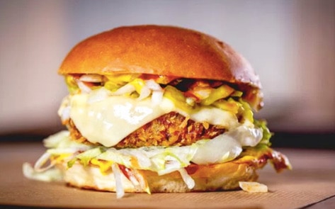 UK Chain Launches The Vegan Whoopi Goldburger
