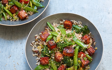 Simple Vegan Stir Fry Bowl