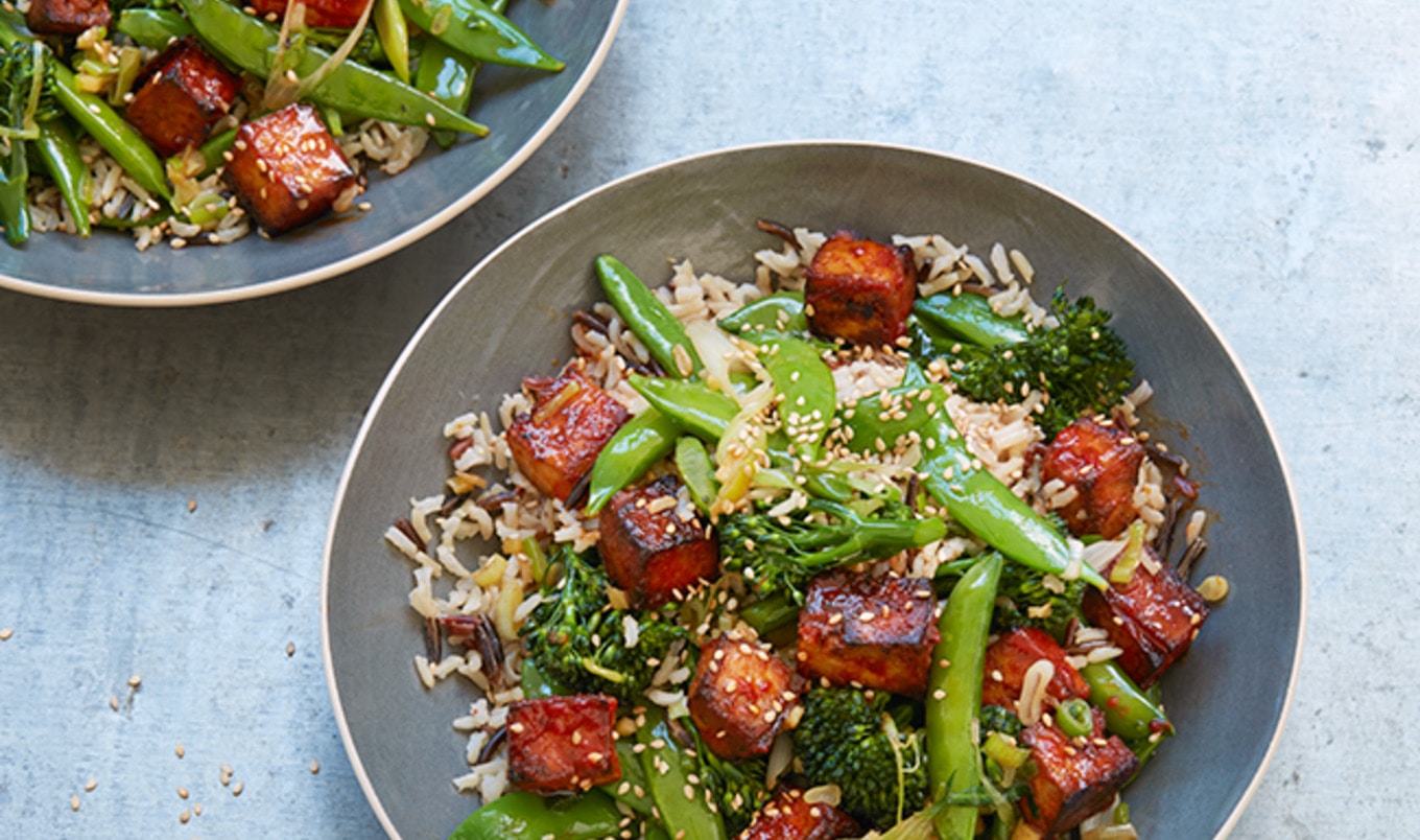 Simple Vegan Stir Fry Bowl