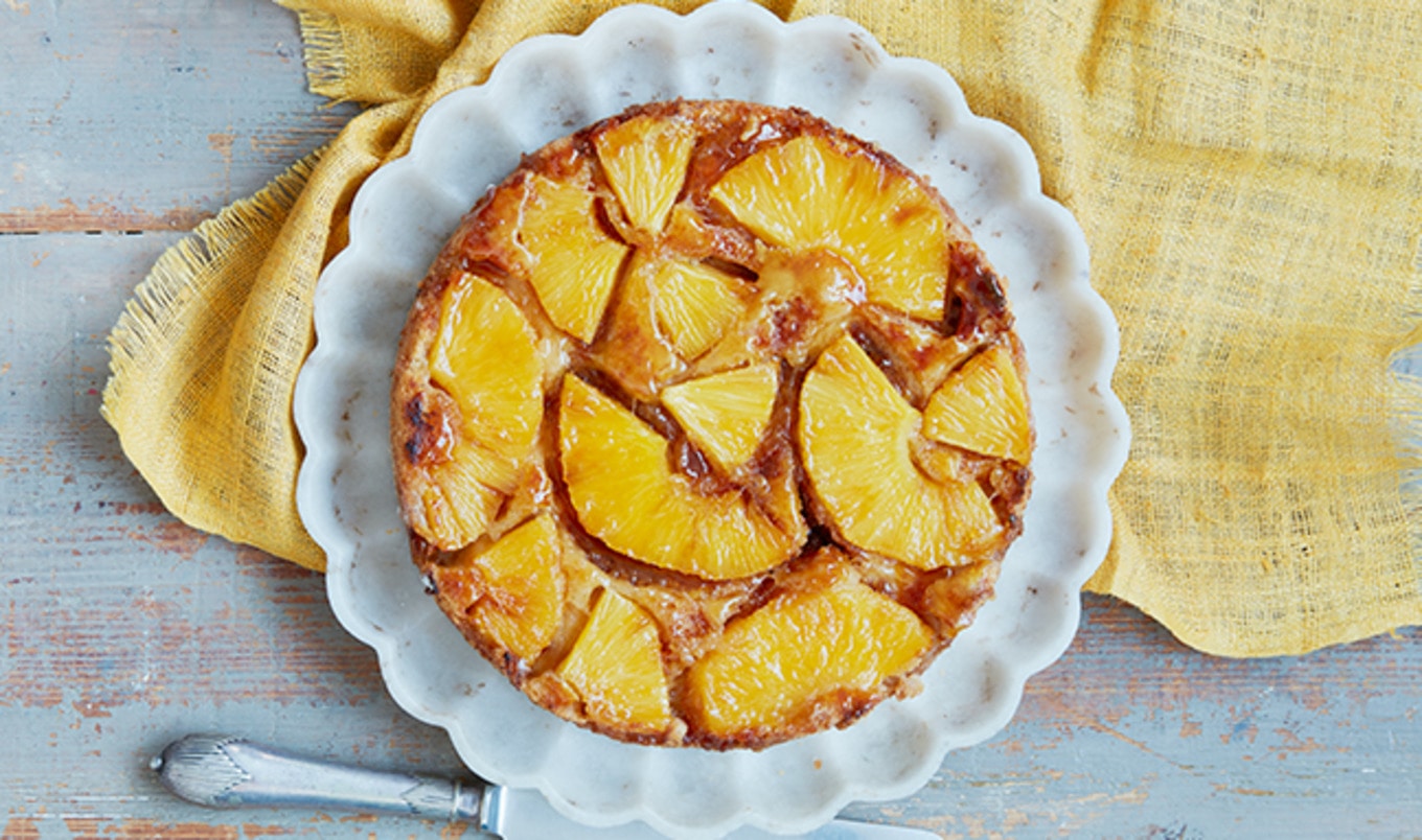 Pineapple Upside-Down Cake With Cardamom