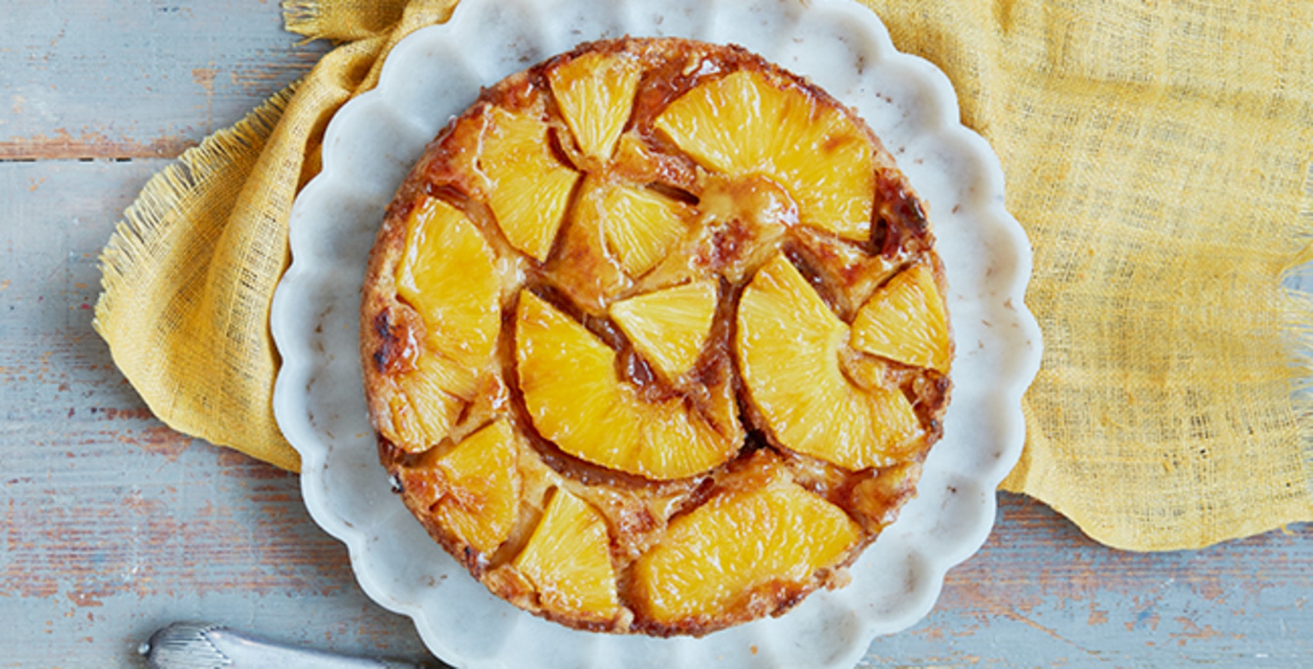 Vegan Pineapple Upside-Down Cake With Cardamom