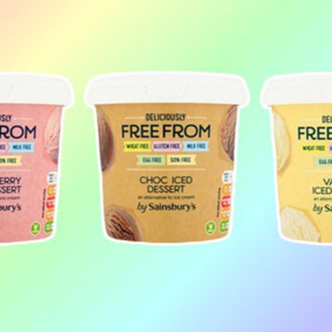 Vegan Neapolitan Ice Cream Flavors Debut at Sainsbury's