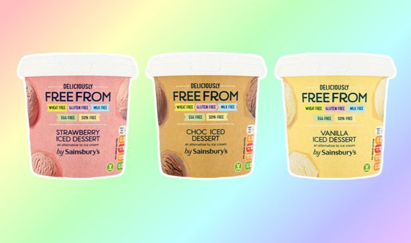 Vegan Neapolitan Ice Cream Flavors Debut at Sainsbury's