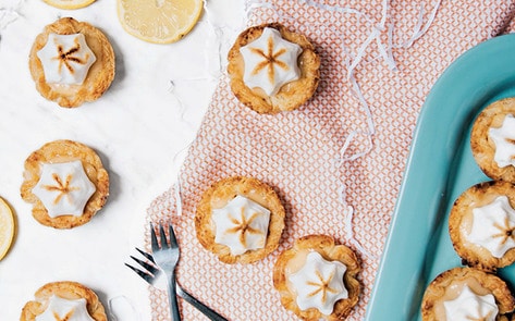 Vegan Lemon Meringue Pie Tarts