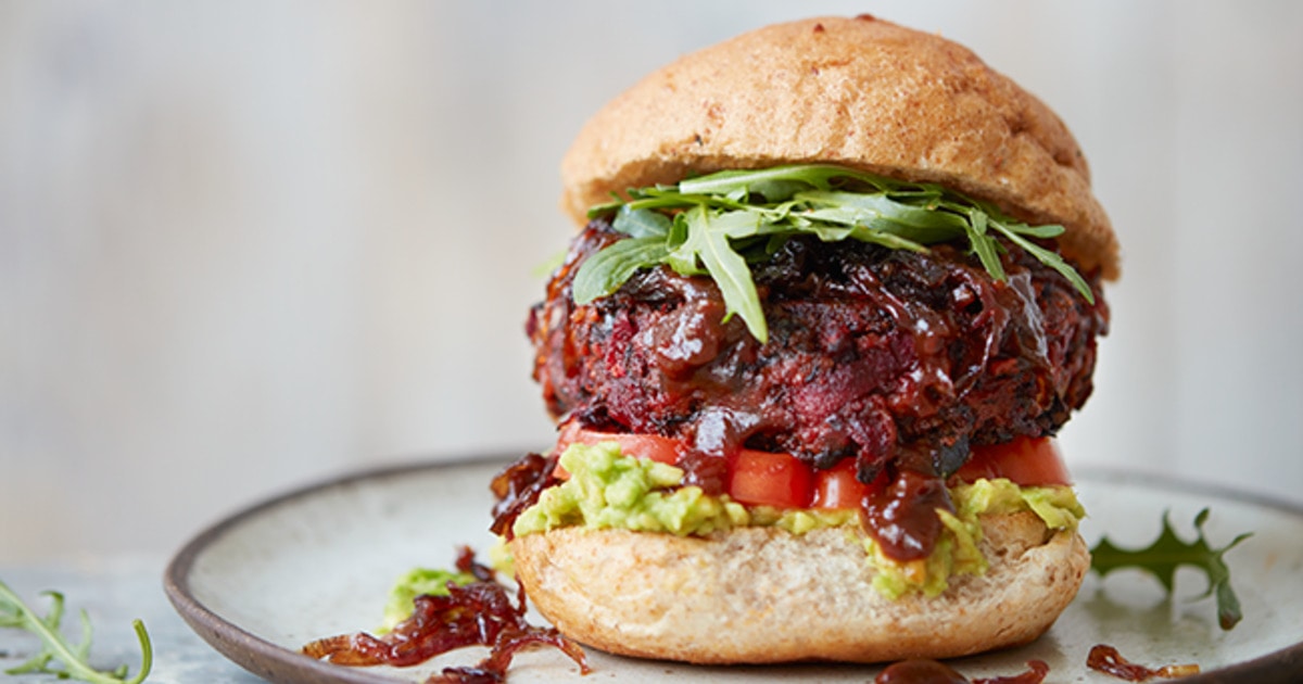 Beefy Vegan Beet Burger | VegNews