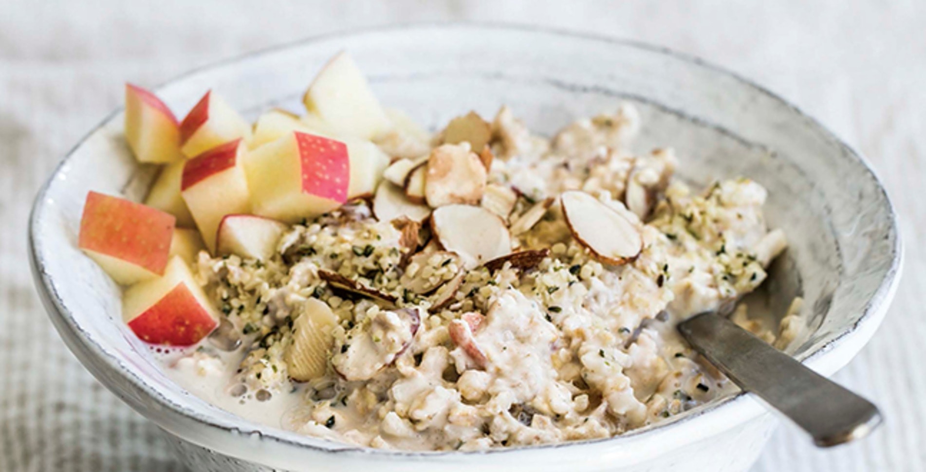 Two-Step Creamy Overnight Apple Ginger Muesli