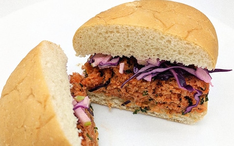 Students Develop Plant-Based Burger That Mimics Salmon