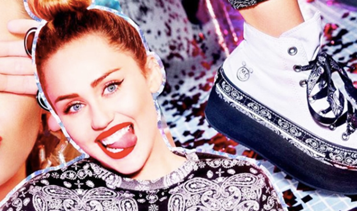 Miley Cyrus Unveils 38-Piece Vegan Converse Collection
