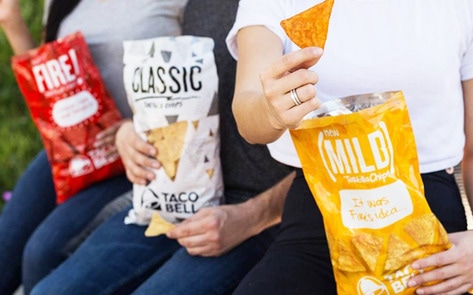 Taco Bell Debuts Vegan Chips in Iconic Hot Sauce Flavors