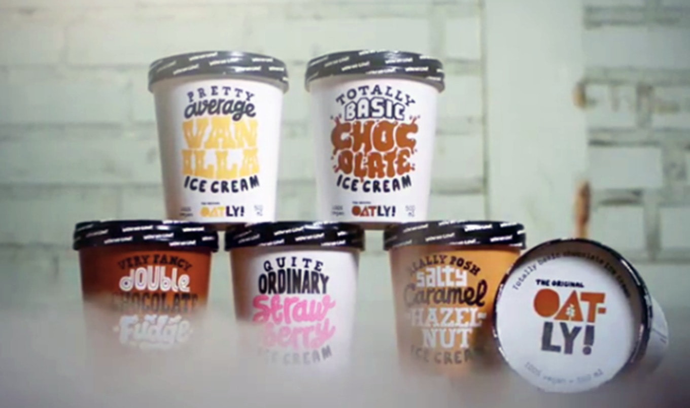 Oat-Based Milk Brand Launches Vegan Ice Cream Line