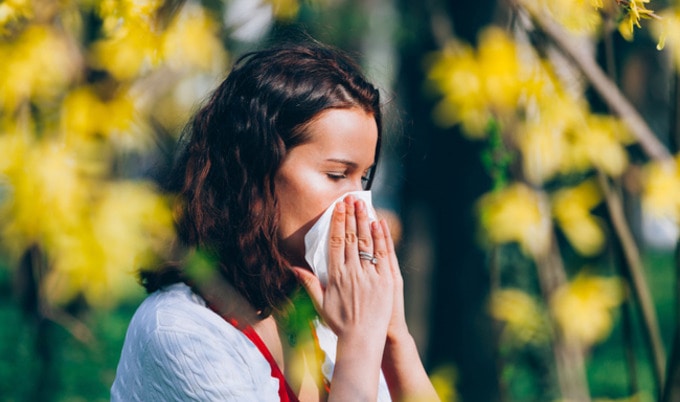 VegNews.WomanSneezing2