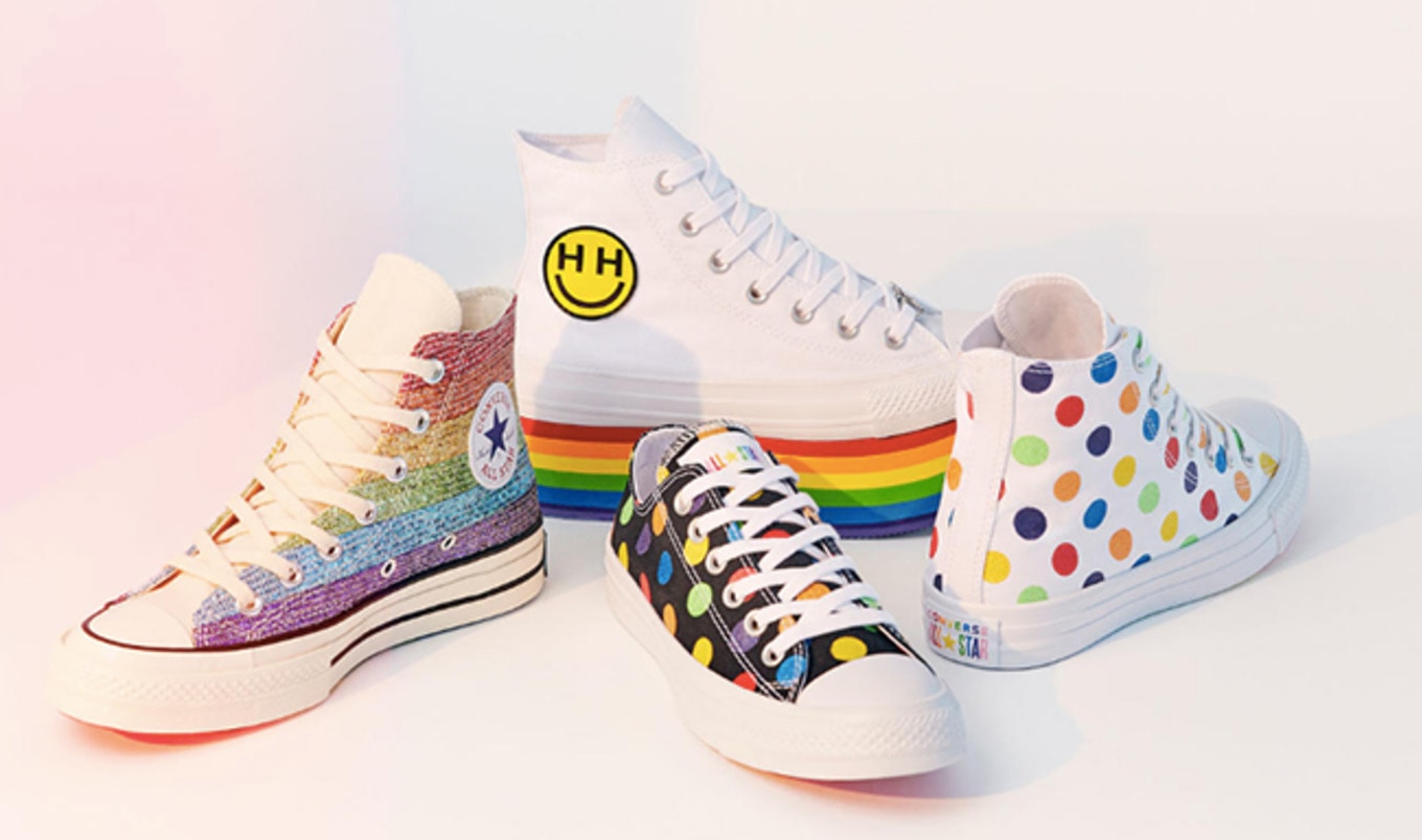 Miley Cyrus Debuts Vegan Gay Pride Converse Collection | VegNews