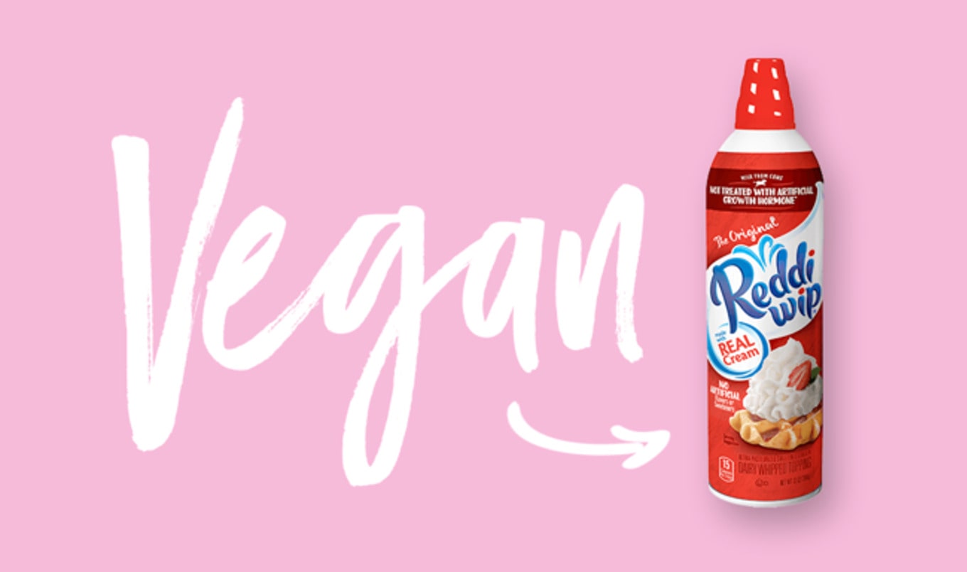 Vegan Reddi-Wip Hits Store Shelves