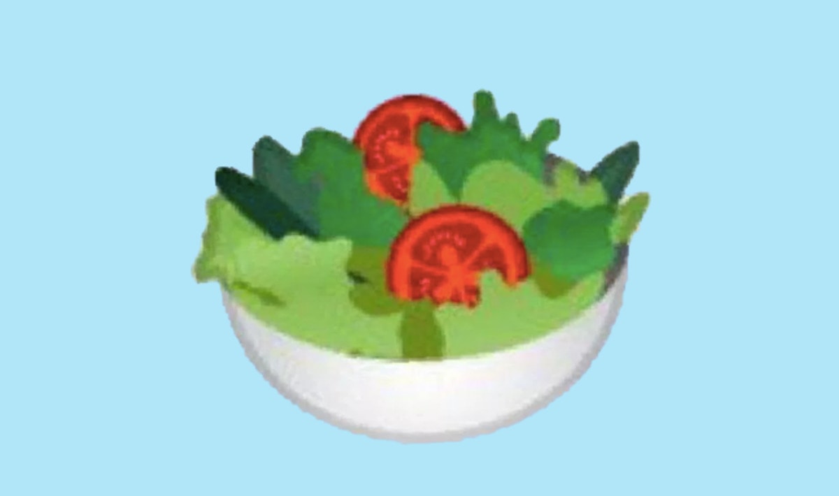 Google Ditches Egg to Make Salad Emoji VeganFriendly VegNews