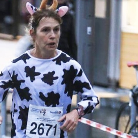 Vegan Runner Breaks Guinness Record in Cow Costume