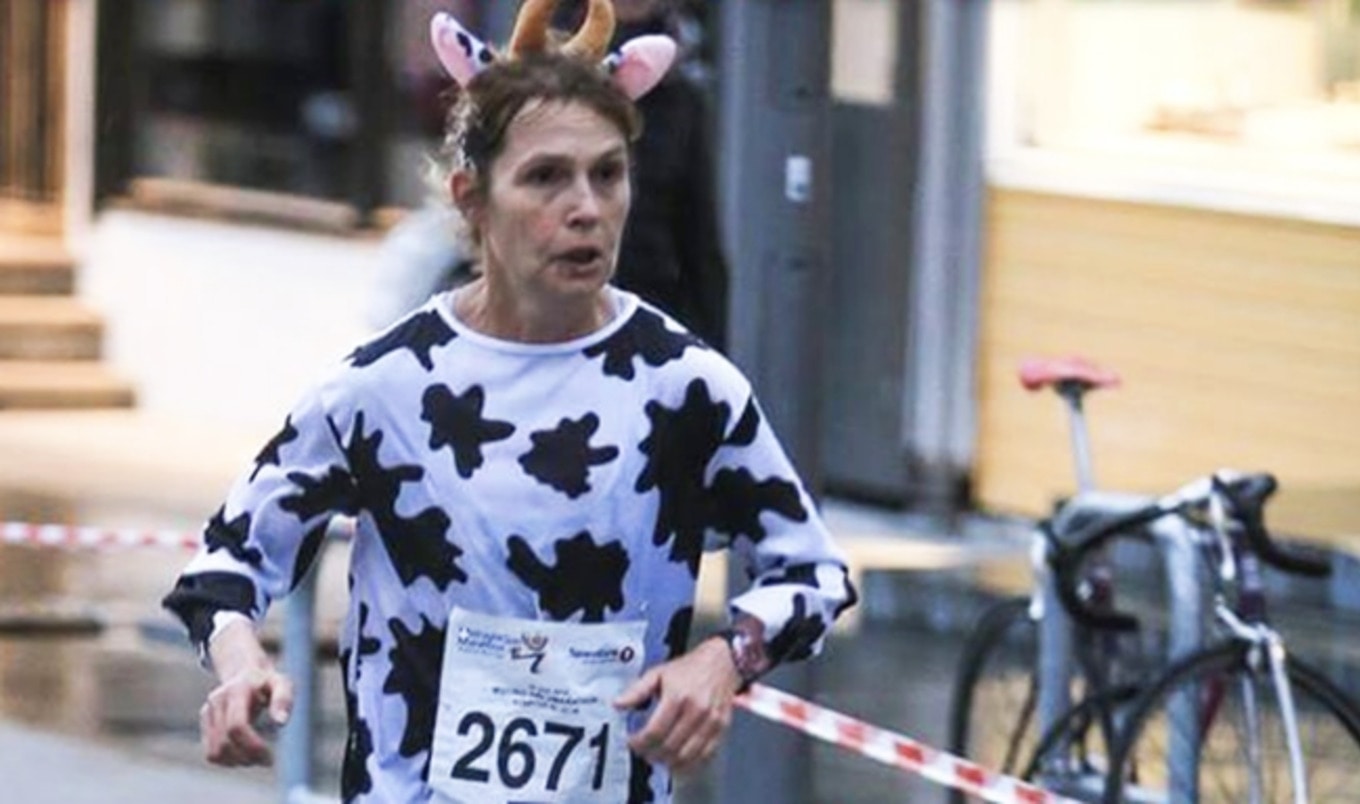 Vegan Runner Breaks Guinness Record in Cow Costume