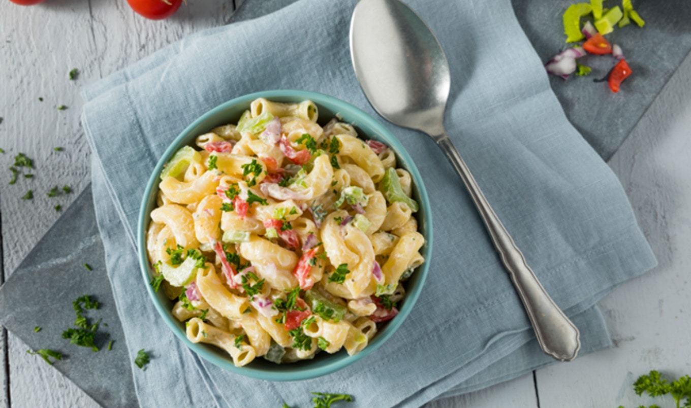 Vegan Dijon Macaroni Salad