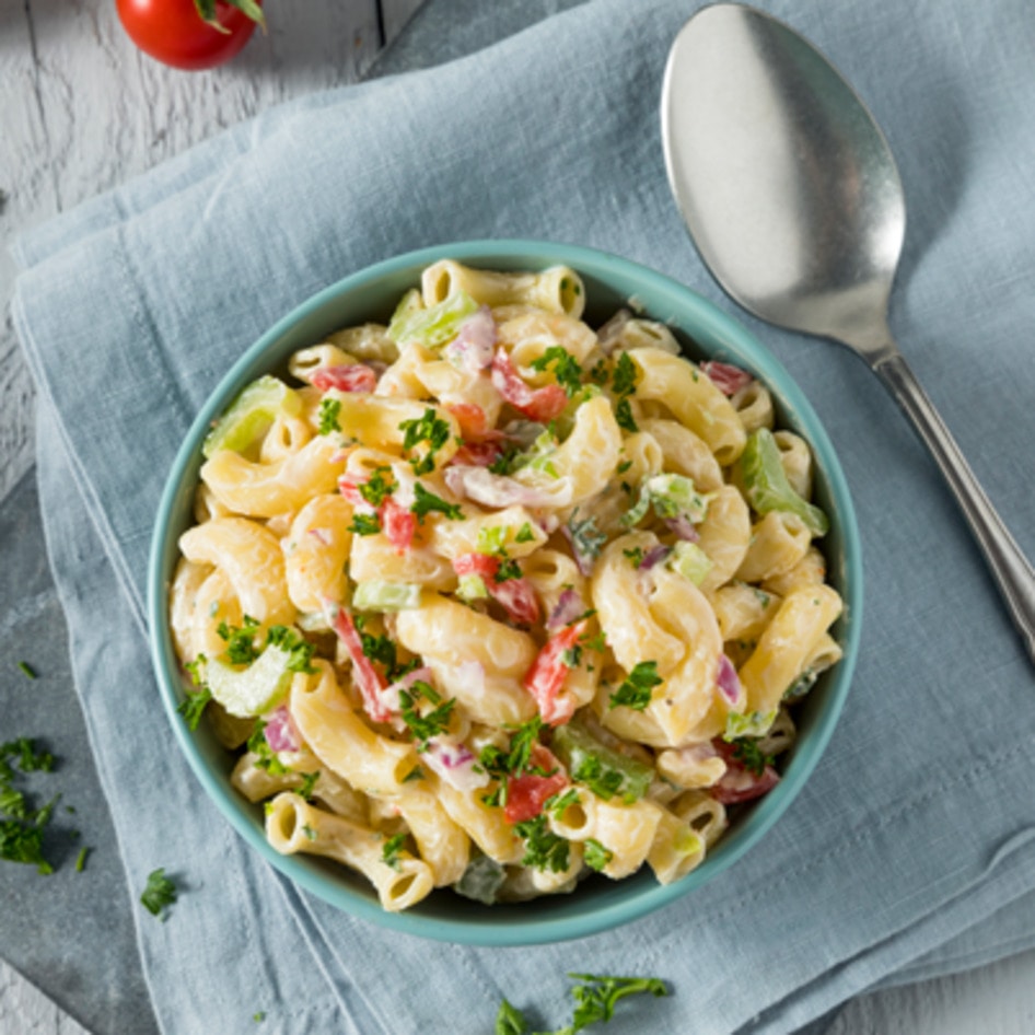 Vegan Dijon Macaroni Salad