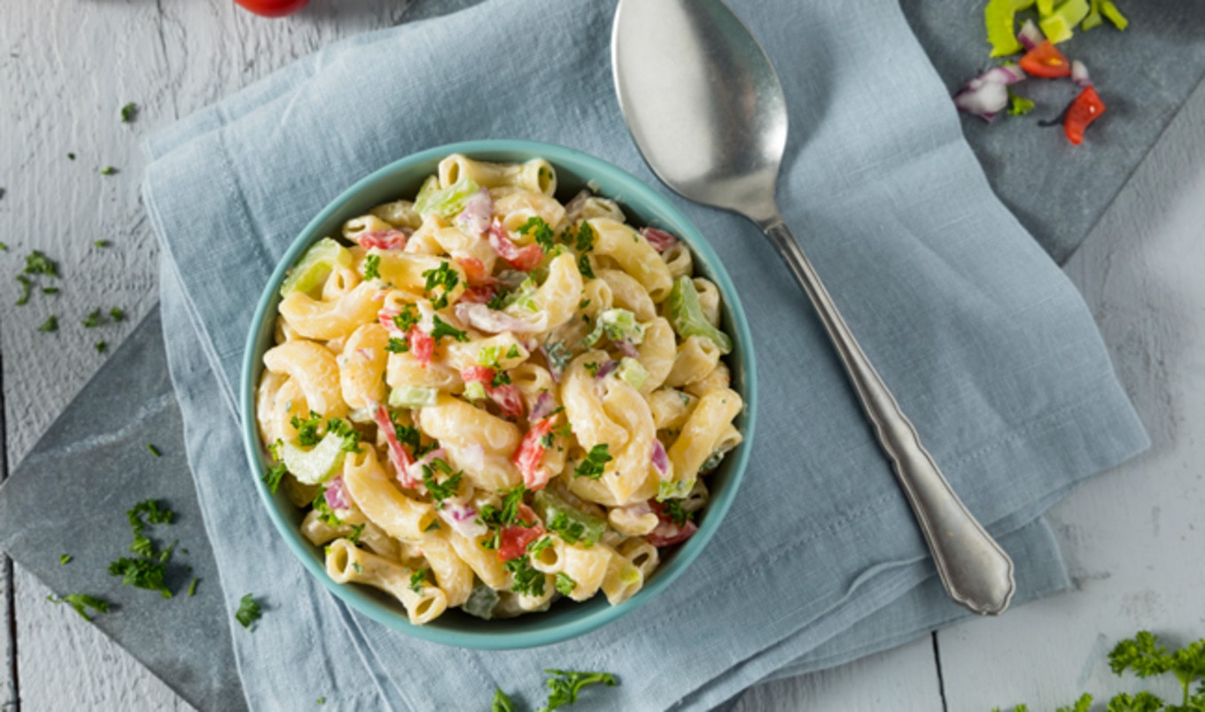 Vegan Dijon Macaroni Salad