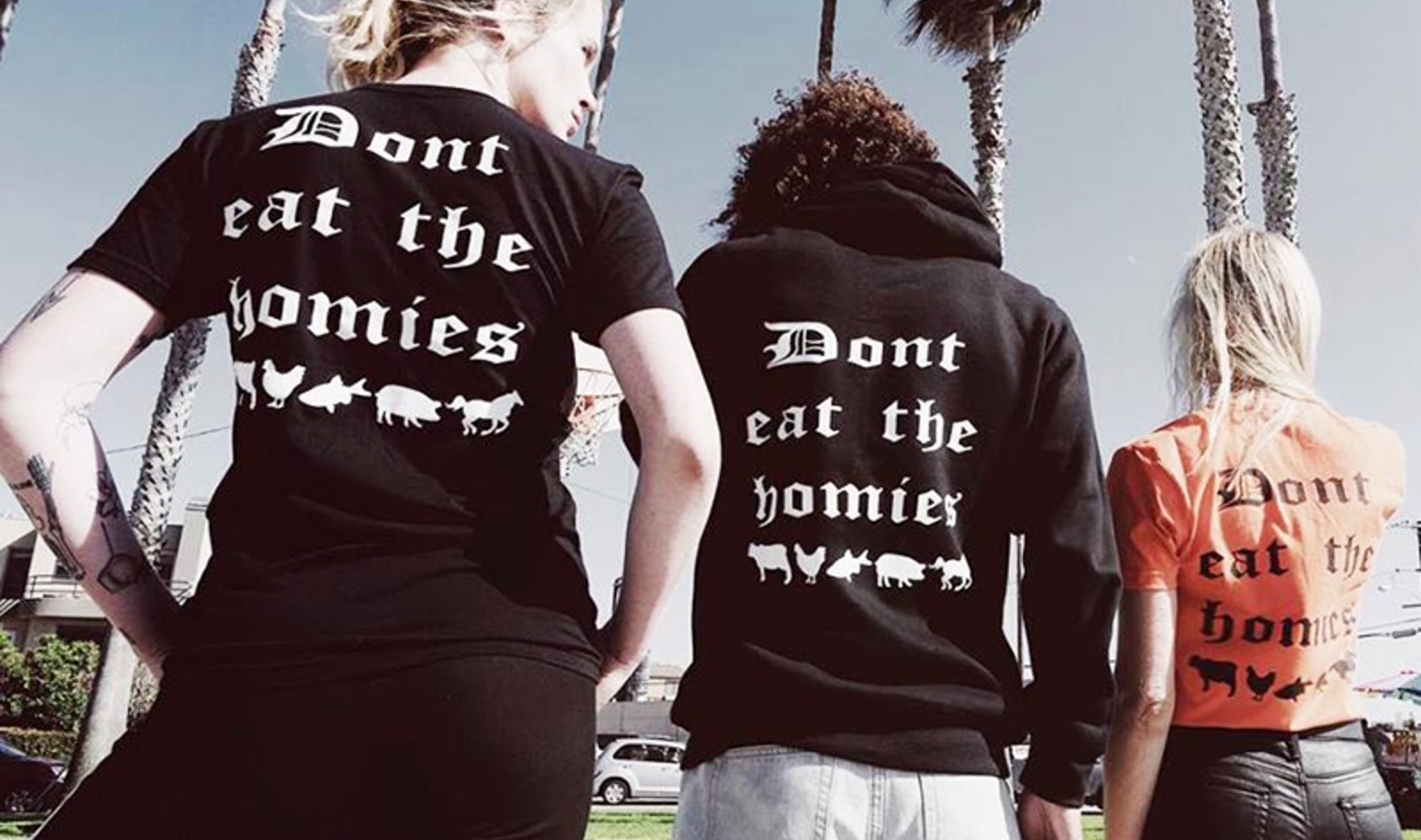 Vegan Apparel Brand “Don’t Eat the Homies” Debuts to Save Animals