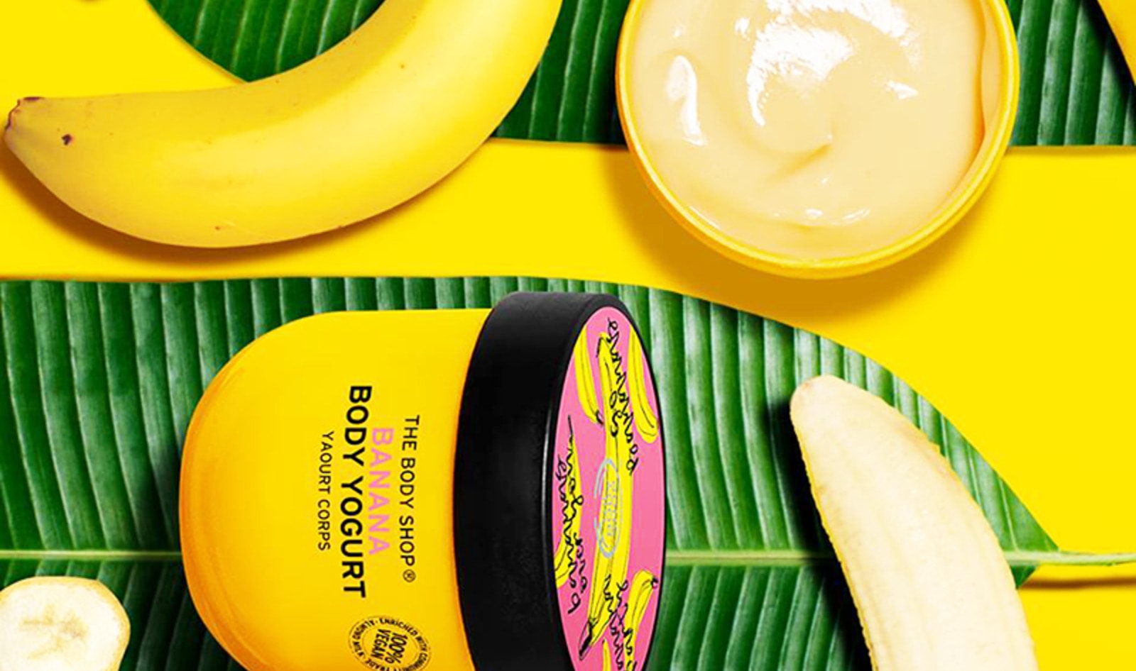 The Body Shop Debuts Vegan Banana Almond-Milk Beauty Line