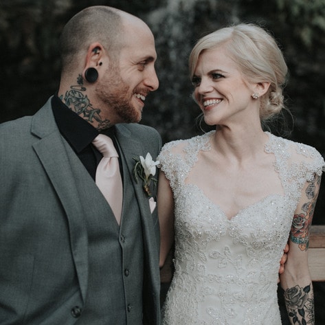 Temporary Tattoos, Exotic Flowers, and Avocado Fries—This Vegan Wedding Had It All