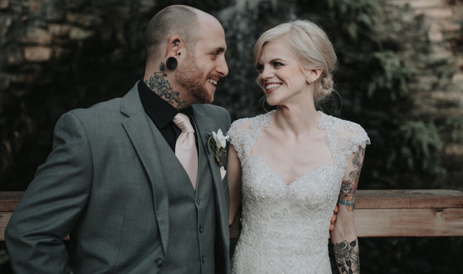Temporary Tattoos, Exotic Flowers, and Avocado Fries—This Vegan Wedding Had It All