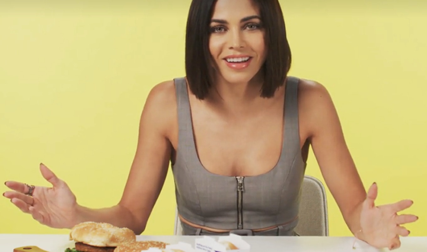 Jenna Dewan Crushes Vegan Fast-Food Without Smearing Her Lipstick