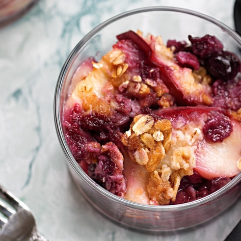 Vegan Peach & Blueberry Tumble