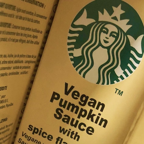 Starbucks Releases Vegan Pumpkin Spice Sauce