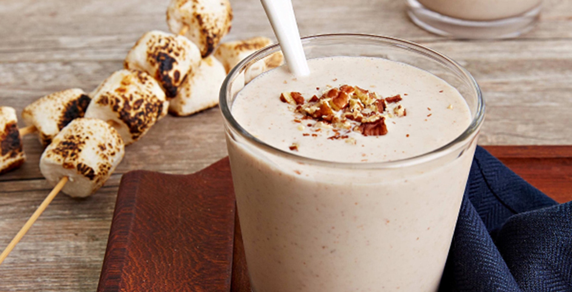 Toasted Marshmallow Pecan Milkshake
