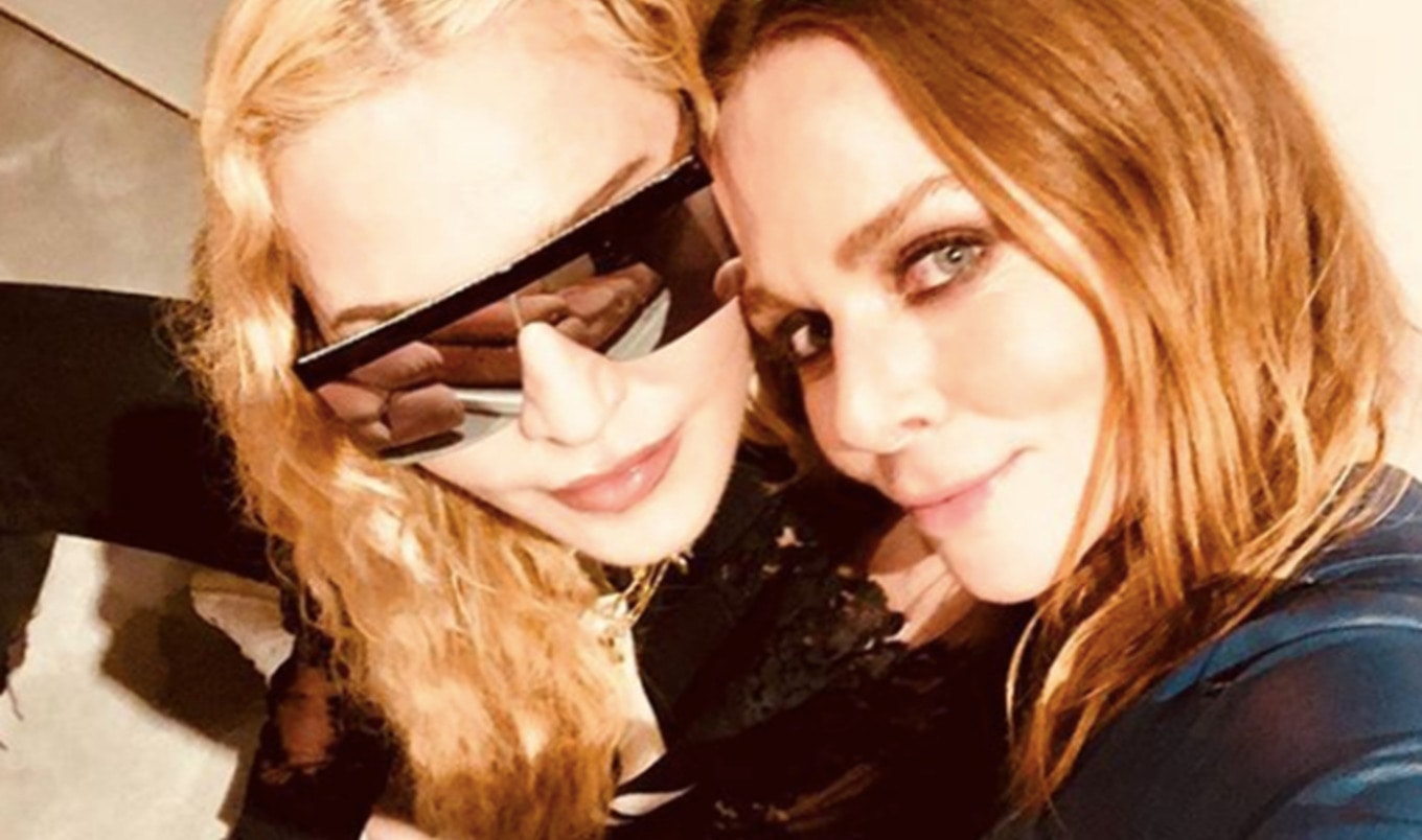 Madonna Dons One-Of-A-Kind Vegan Stan Smith Sneakers