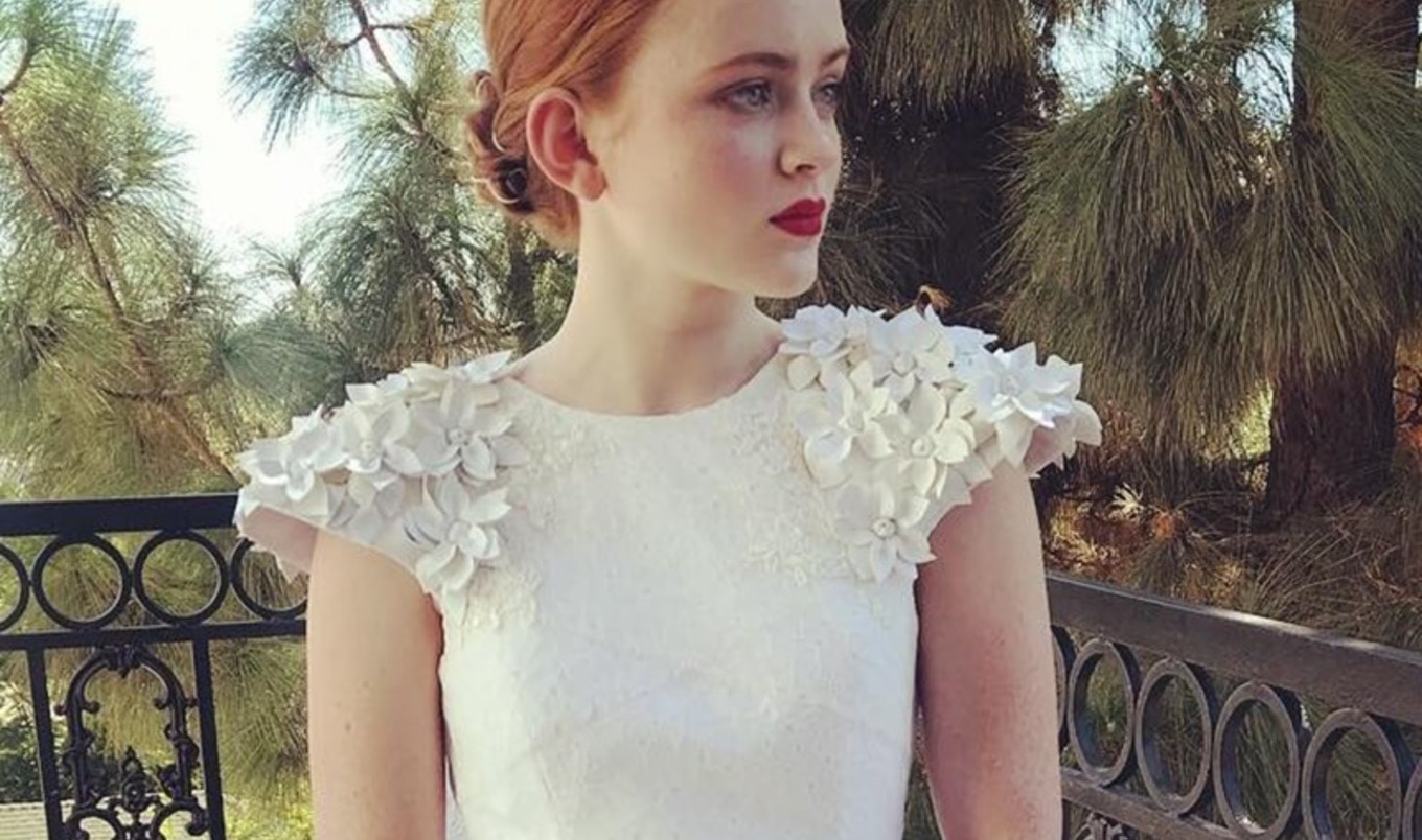 Stranger Things’ Sadie Sink Rocks Vegan Leather and Lace Dress at the Emmys
