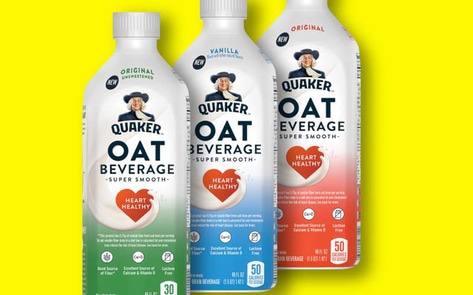 Quaker Oats to Launch Vegan Milk Line