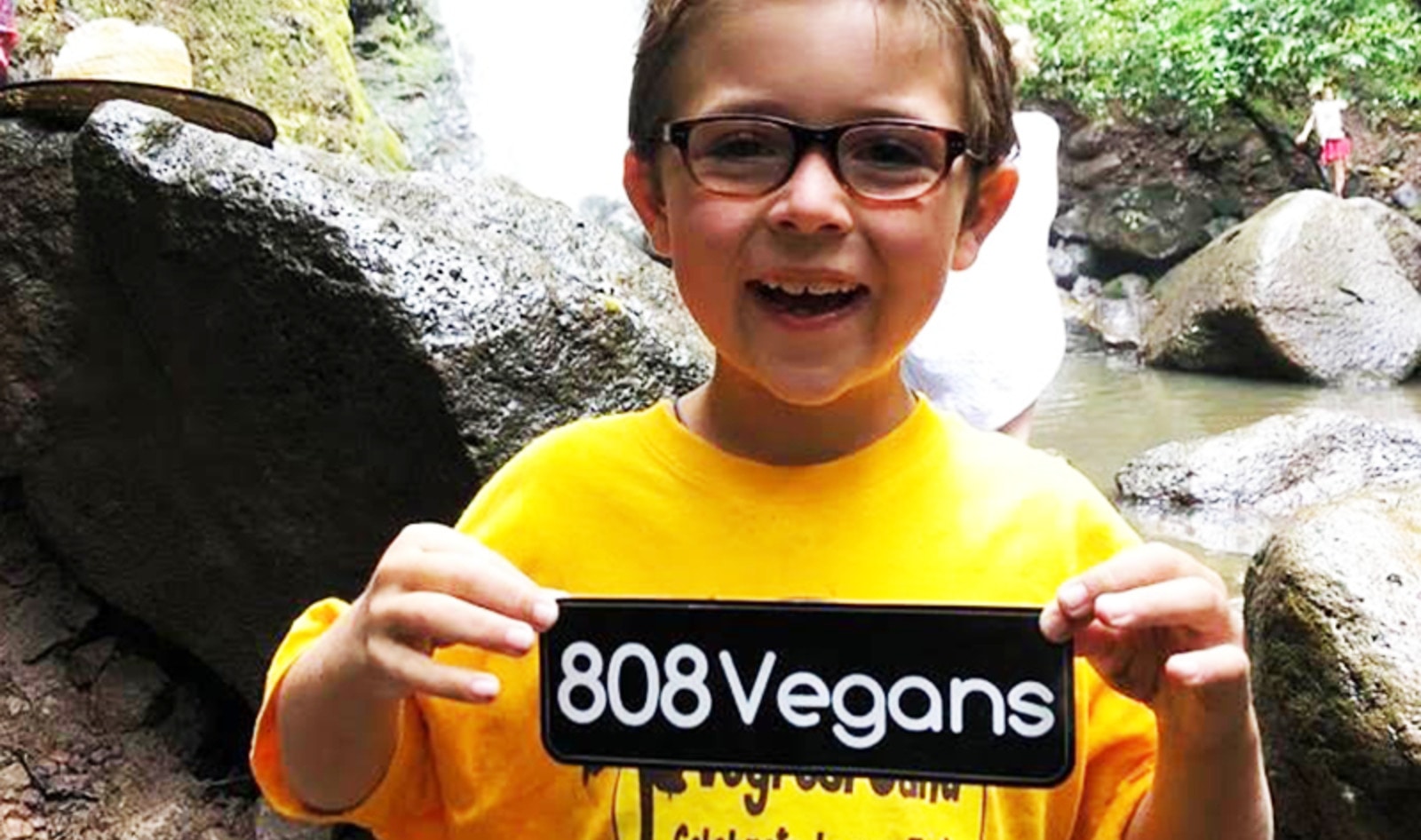 8-Year-Old Activist Tours Hawaii with Vegan Message